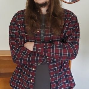 Vintage Tommy Hilfiger plaid flannel